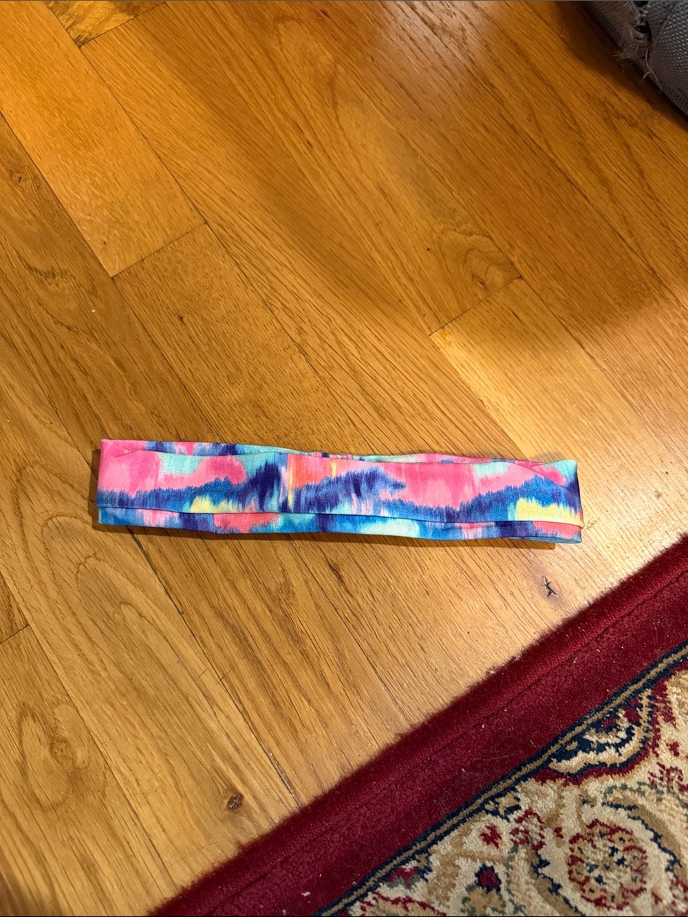 Colorful Tie-Dye Workout Headband